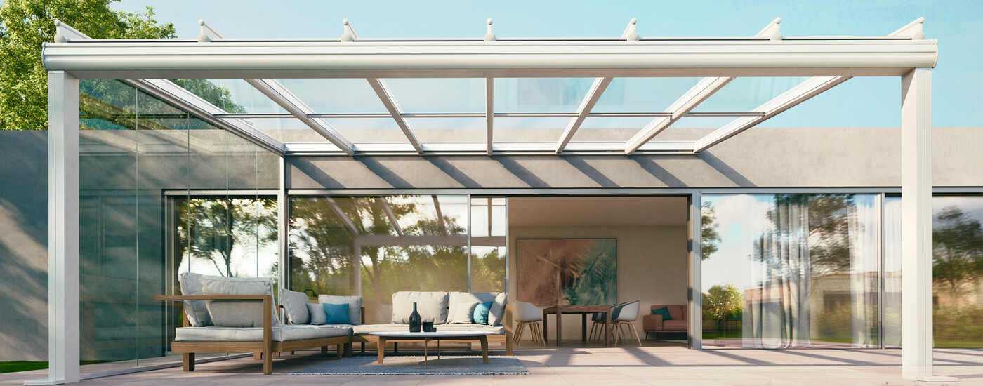 Glasdach Terrassendach Tuttlingen Terrazza Pure